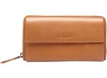Esquire Pelle Portafoglio Borsa Per Cellulare Peru Phone Wallet Bag Cognac Marrone Chiaro
