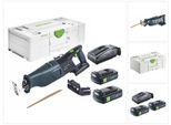 Festool Rsc 18 Eb-Basic Sega A Nastro A Batteria 18 V Brushless + 2X Batteria 3,0 Ah + Caricabatterie + Systainer