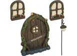 Set Di Porte Delle Fate Relaxdays "Welcome"