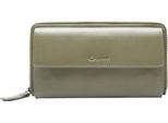 Esquire Pelle Portafoglio Borsa Per Cellulare Peru Phone Wallet Bag Olive Oliva