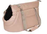 Borsa Da Trasporto Per Cani E Gatti | Borsa A Tracolla Per Animali Domestici Con Cinghia Elastica Con Moschettone | Fino A 10 Kg | | M | Rosa