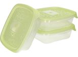 Kotarbau® Set Di 3 Contenitori Per Alimenti Da 0,6 L In Plastica Verde Per Alimenti