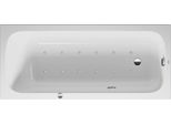 Baignoire BalnéO Duravit Quatego, Version à Encastrer, Simple Dos, BâTi-Support, Garniture De Vidage Et De Trop-Plein, SystèMe Air, 1700X750Mm, 760612000AS0000, 760612000AS0000
