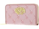 U.S. Polo Assn. Portafoglio Hampton Zip Wallet Rose Rosa Salmone