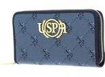 U.S. Polo Assn. Portafoglio Hampton Zip Wallet Blue Grigio Cadetto
