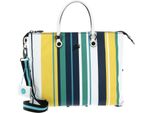 Gabs Pelle Borsa A Tracolla G3 Plus Holiday Bag Toni Freddi + Bianco Ottico + Peperita Multicolore