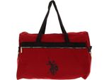 U.S. Polo Assn. Borsa Da Viaggio Borsa A Tracolla New Sport Chic Weekender Bag Red Rosso