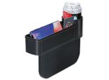 Organizzatore Per Seggiolino Auto Dunlop Con Portabicchieri - Tappetino Antiscivolo - Nero