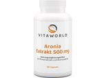Vitaworld Estratto Di Aronia 500 Mg | 120 Capsule | Alto Contenuto Di Opc | Con Zinco E Selenio | Vegano
