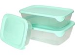 Set Di 3 Contenitori Per Alimenti Freschi Kotarbau® 0,5L 1L 2L Contenitori In Plastica Per Alimenti