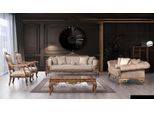 Set Di Divani 3+3+1+1 Tavolino Chesterfield Divano Poltrona Lusso 5 Pezzi