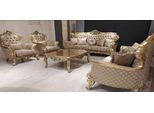 Set 5Pcs Divano 3+3+1+1 Posti Tavolino Set Divano Tessuto Divani Divano