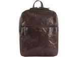 Bruno Banani Pelle Zaino Per Il Tempo Libero Zaino Backpack Brown Marrone