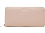 Esquire Pelle Portafoglio Viktoria Zip Around Wallet Beige
