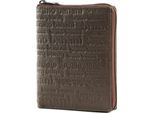 Bruno Banani Portafoglio Zip Around Wallet Brown Marrone