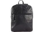 Bruno Banani Pelle Zaino Per Il Tempo Libero Zaino Backpack Black Nero