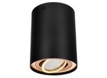 Skand 1 Oro Nero GU10 IP20 Faretto Da Soffitto Rotondo Oro Nero EDO777224 Edo