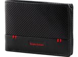 Bruno Banani Pelle Portafoglio Small Wallet Black Nero