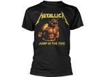 Metallica - Maglietta "Jump In The Fire Vintage"" Per Uomo/Donna Unisex PH1590 (S) (Nero)"