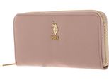 U.S. Polo Assn. Portafoglio New Jones Zip Around Wallet Cipria Rosa Salmone