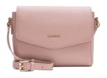 Lazarotti Pelle Borsa A Tracolla Bologna Leather Flat Crossbody Bag Pink Rosa Antico