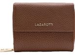Lazarotti Pelle Portafoglio Bologna Leather Wallet With 8 Card Slots Brown Marrone