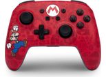 Powera Controller Wireless Migliorato Per Nintendo Switch - Here We Go Mario