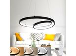 Zmh Lampada A Sospensione Tavolo Da Pranzo Lampada A Sospensione Led: 40CM Nero Lampada A Sospensione Dimmerabile Lampada A Sospensione Design Sala Da Pranzo Lampada Tavolo Da Pranzo Con Telecomando