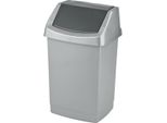 Cestino Ribaltabile Curver "Click-It"" 25L /Argento/Grafite"