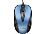 Yenkee Usb Wired Mouse, 4 Buttons, Optical, Symmetrical, Blue