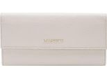 Lazarotti Pelle Portafoglio Bologna Leather Wallet With 12 Card Slots Cream White Avorio