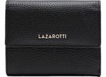 Lazarotti Pelle Portafoglio Bologna Leather Wallet With 8 Card Slots Black Nero