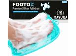 Footox Spazzola Per Piedi In Silicone Spazzola Per Lavaggio Piedi Tappetino Per Doccia Con Massaggio Piedi Tappetino Per Peeling Piedi