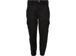 Urban Classics Ragazze Pantaloni Cargo A Vita Alta Neri - 122/128