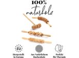 Tuuli Maderotherapy Set Dispositivo Di Massaggio A Rullo Cellulite Dispositivo Di Linfodrenaggio Legno