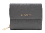 Lazarotti Pelle Portafoglio Bologna Leather Wallet With 8 Card Slots Grey Grigio