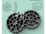Set Di 2 Ruote Motrici Per Fuoristrada Bosch Indego XS300 S+350 S500 S+500 M700 M+700