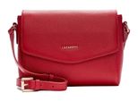 Lazarotti Pelle Borsa A Tracolla Bologna Leather Flat Crossbody Bag Red Rosso