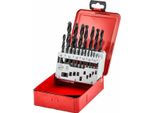 Set Di Punte Per Trapano Fischer Ms In Acciaio Inox 19 Pezzi