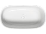 Duravit Zencha Baignoire BalnéO, Pose Libre, Garniture D'éCoulement Et De Trop-Plein Blanche, SystèMe Air, 1600X850Mm, Blanc Mat, 760462000AS0000, 760462000AS0000