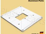 Piastra Di Montaggio Alu Piastra Di Inserimento Tavola Di Fresatura Silverline 1500W 264895 Router