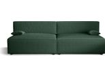 Divano Letto Alvito X2, Colore: Verde. Materiale: Velluto A Coste. A: L: 272 Cm, A: 85 Cm, L: 94 Cm, Divano Con Rete E Funzione Letto, Divano Letto, Divano Letto, Divano Letto, Divano Letto.