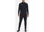 Under Armour Uomo Ua Tracksuit Challenger Tracksuit - 1379592, Colore:Nero, Tessuto:Xl