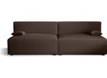 Divano Letto Alvito X2, Colore: Marrone Cioccolato. Materiale: Velluto A Coste. A: L: 272 Cm, A: 85 Cm, L: 94 Cm, Divano Con Rete E Funzione Letto, Divano Letto, Divano Letto, Divano Letto, Divano Letto.