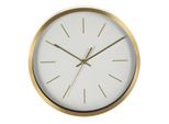 Orologio Da Parete Rotondo In Oro Bianco 25 Cm