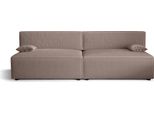 Divano Letto Alvito X2, Colore: Marrone Chiaro. Materiale: Velluto A Coste. A: L: 272 Cm, A: 85 Cm, L: 94 Cm, Divano Con Rete E Funzione Letto, Divano Letto, Divano Letto, Divano Letto, Divano Letto.