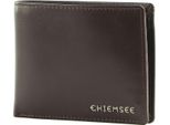 Chiemsee Pelle Portafoglio Leather Wallet Brown Marrone Scuro