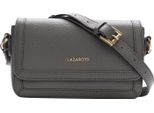 Lazarotti Pelle Borsa A Tracolla Bologna Leather Flap Crossbody Bag Grey Grigio