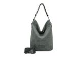 Fritzi Aus PreußEn Borsa A Tracolla Olga Special Rub Hobo Bag Soda Grigio Scuro