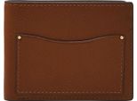 Fossil Porta Carte Di Credito Anderson Bifold Medium Brown Marrone